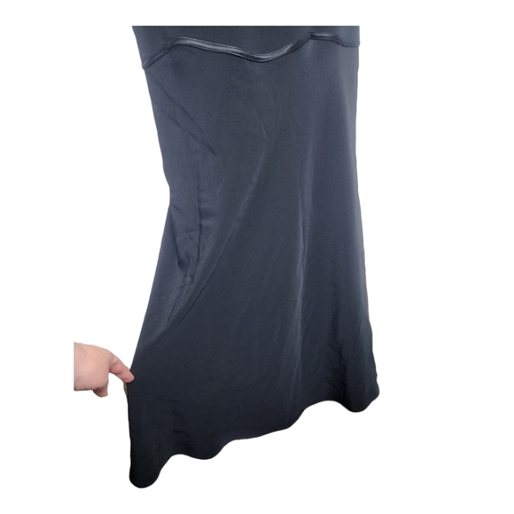 Vintage Niteline Black Formal Evening Gown Mermaid Flare Hem Long Sleeves Size 6 - Picture 10 of 10